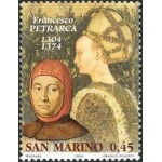 SAN MARINO - 2004 - Personaggi della letteratura - 3 MF da 20 v. con illustrazione