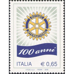 ITALIA - 2005 - 100° del Rotary International - 1 v.
