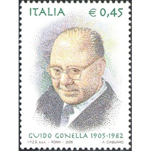 ITALIA - 2005 - 100° della nascita di Guido Gonella - 1 v.