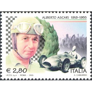 ITALIA - 2005 - 50° della morte di Alberto Ascari - 1 v.