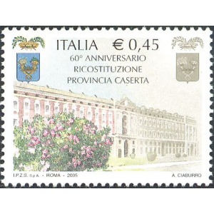 ITALIA - 2005 - 60° della ricostituzione della provincia di Caserta - 1 v.