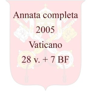 VATICANO - 2005 - Annata completa - 28 v. + 7 BF