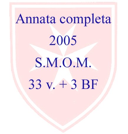 2005 Annata completa 33 v. 3 BF S.M.O.M. SMOM S.M.O.M. - 2005 - Annata completa - 33 v. + 3 BF