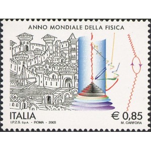 ITALIA - 2005 - Anno mondiale della fisica - 1 v.