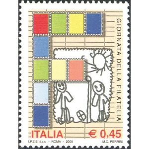 ITALIA - 2005 - Giornata della filatelia XIX serie - 1 v.