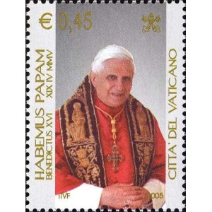 VATICANO - 2005 - Inizio del Pontificato di Papa Benedetto XVI - 3 v. da BF