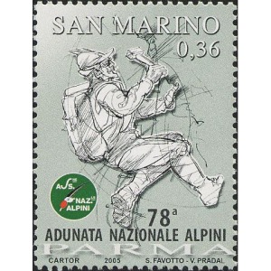 SAN MARINO - 2005 - Omaggio agli Alpini - 4 v.