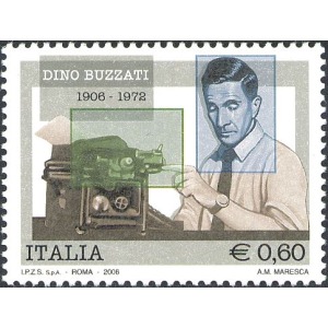 ITALIA - 2006 - 100° della nascita di Dino Buzzati - 1 v.