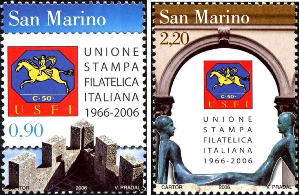 2006 40° dell USFI 2 v. San Marino SAN MARINO - 2006 - 40° dell'USFI - 2 v.
