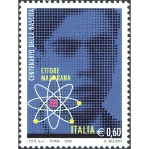 ITALIA - 2006 - 50 della nascita di Ettore Majorana - 1 v.