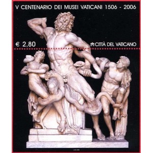 VATICANO - 2006 - 500° dei Musei Vaticani - 1 BF