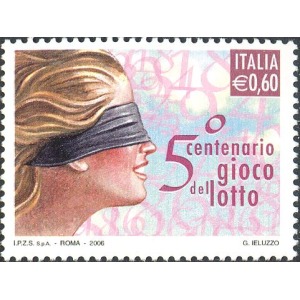 ITALIA - 2006 - 500° del Gioco del Lotto - 1 v.