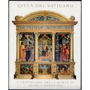 VATICANO - 2006 - 500° della morte di Andrea Mantegna - 1 BF