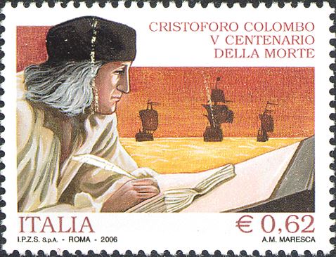 2006 500° della morte di Cristoforo Colombo 1 v. Italia ITALIA - 2006 - 500° della morte di Cristoforo Colombo - 1 v.
