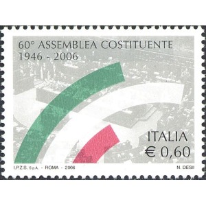 ITALIA - 2006 - 60° dell'Assemblea Costituente - 1 v .