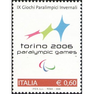 ITALIA - 2006 - 9° Giochi Paralimpici Torino 2006 - 1 v.