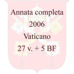 VATICANO - 2006 - Annata completa - 27 v. + 5 BF