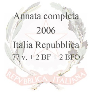 ITALIA - 2006 - Annata completa - 77 v.+ 2 BF + 2 BFO