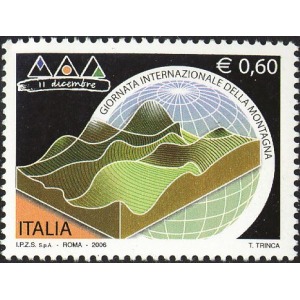 ITALIA - 2006 - Giornata internazionale della montagna - 1 v.