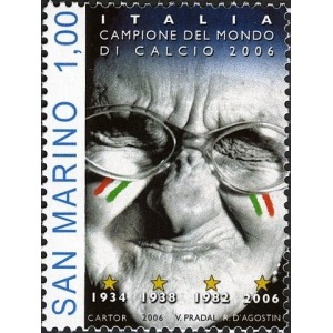 SAN MARINO - 2006 - Italia campione del mondo di calcio - 1 v.