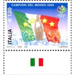 ITALIA - 2006 - Italia campione del mondo di calcio 2006 - 1 v. con bandella