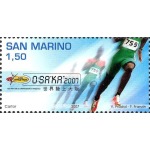 SAN MARINO - 2007 - 11° campionato mondiale di atletica leggera - 3 v. con codice a barre
