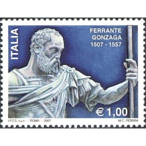 ITALIA - 2007 - 500° della nascita di Ferrante Gonzaga - 1 v.