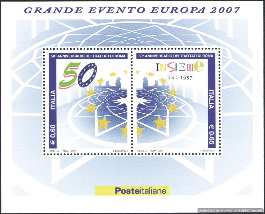 2007 50° dei Trattati di Roma 1 BF Italia ITALIA - 2007 - 50° dei Trattati di Roma - 1 BF