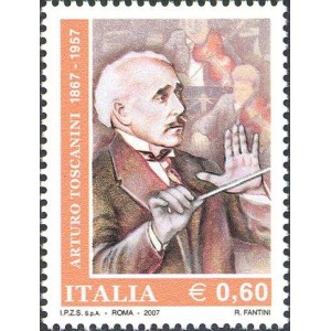 ITALIA - 2007 - 50° della morte di Arturo Toscanini - 1 v.