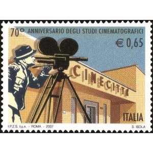 ITALIA - 2007 - 70° degli studi di Cinecittà - 1 v.