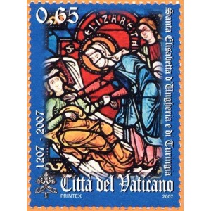 VATICANO - 2007 - 800° della nascita di Santa Elisabetta d'Ungheria e di Turingia - 1 v.