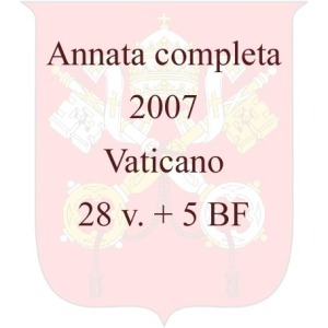 VATICANO - 2007 - Annata completa - 28 v. + 5 BF