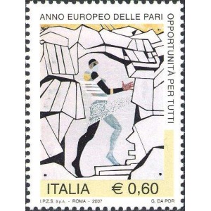 ITALIA - 2007 - Anno europeo delle pari opportunità - 1 v.