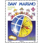 SAN MARINO - 2007 - Europa: 100 anni di scoutismo - 2 v. con codice a barre
