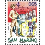SAN MARINO - 2007 - Europa: 100 anni di scoutismo - 2 v. con codice a barre