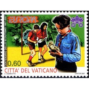 VATICANO - 2007 - Europa: 100 anni di scoutismo - 2 v.
