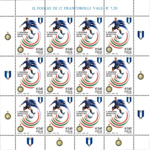 ITALIA - 2007 - Inter campione d'Italia - 1 MF da 12 v.