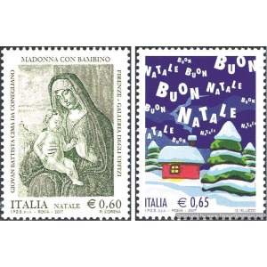 ITALIA - 2007 - Natale - 2 v.