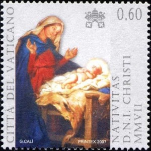 VATICANO - 2007 - Natale - 3 v. (E.C. di Vaticano con Malta)