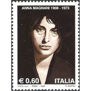 ITALIA - 2008 - 100° della nascita di Anna Magnani - 1 v.