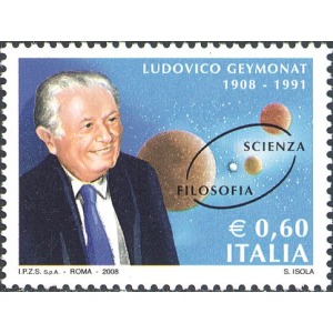 ITALIA - 2008 - 100° della nascita di Ludovico Geymonat - 1 v.