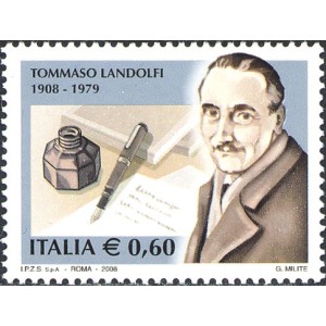 ITALIA - 2008 - 100° della nascita di Tommaso Landolfi - 1 v.
