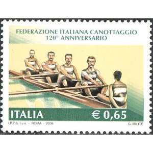 ITALIA - 2008 - 120° della Federazione Italiana Canottaggio - 1 v.