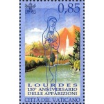 VATICANO - 2008 - 150° delle apparizioni della Madonna di Lourdes - 2 v. da BF