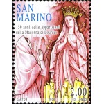 SAN MARINO - 2008 - 150° delle apparizioni della Madonna di Lourdes - 3 v.