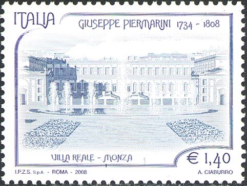 2008 200° della morte di Giuseppe Piermarini 1 v. Italia ITALIA - 2008 - 200° della morte di Giuseppe Piermarini - 1 v.