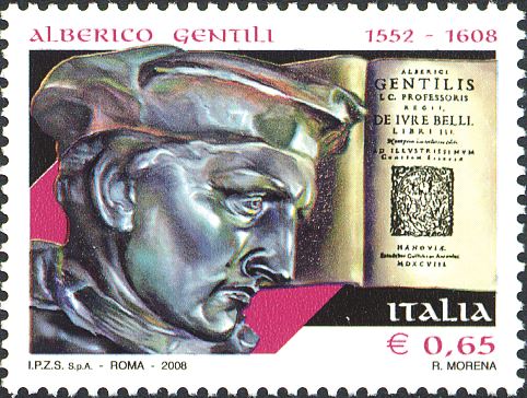 2008 400° della morte di Alberico Gentili 1 v. Italia ITALIA - 2008 - 400° della morte di Alberico Gentili - 1 v.