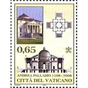VATICANO - 2008 - 500° della nascita di Andrea Palladio - 2 v.