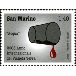 SAN MARINO - 2008 - Anno internazionale del Pianeta Terra - 4 v. con codice a barre