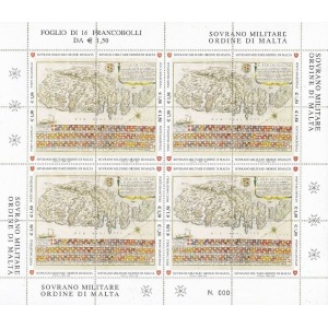 S.M.O.M. - 2008 - Carte tavole geografiche - 1 MF da 4 blocchi